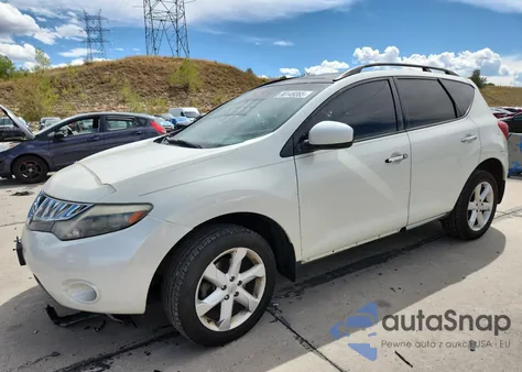 2009 Nissan Murano S z USA, uszkodzony, nr VIN JN8AZ18W99W159221